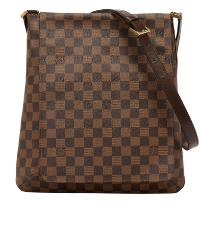 Large Musette, &pound;495, Handbags, Brown/Tan, Canvas, Front view